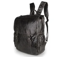 Vintage Men’s Travel Bags 100% Real Genuine Leather Backpacks Mens Casual Daypacks Cowhide Leather Men’s Backpacks #MD-J7060