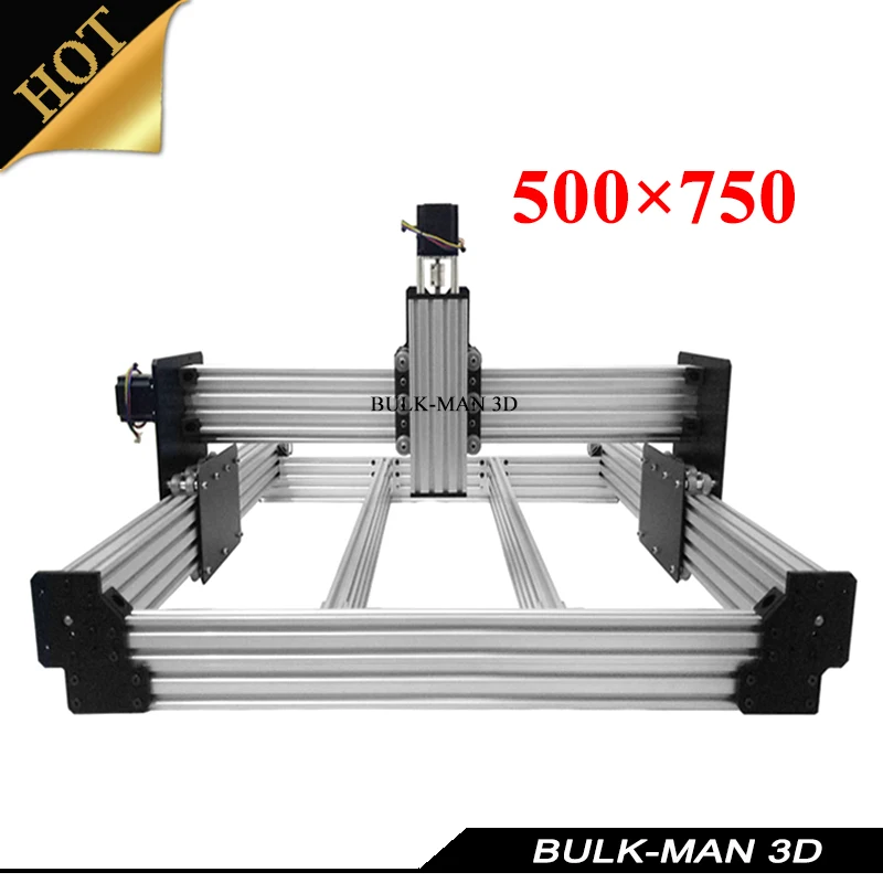 

Workbee CNC Router Kit 500x750mm 4Axis Wood Metal Engraver Milling Machine Kit with Nema23 1.26N.m Stepper Motors