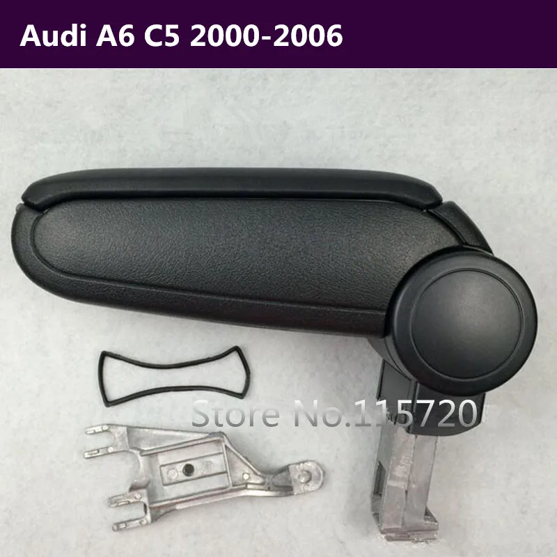 

Leather Car Arm Rest Center Armrest Console With Storage Box For Audi A6 C5 2000-2006