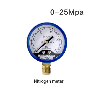 Кислород/ацетилен/пропан/азот Mig Tig расходомер газовый расходомер манометр редукционный клапан сварки - Цвет: Nitrogen 0-25Mpa