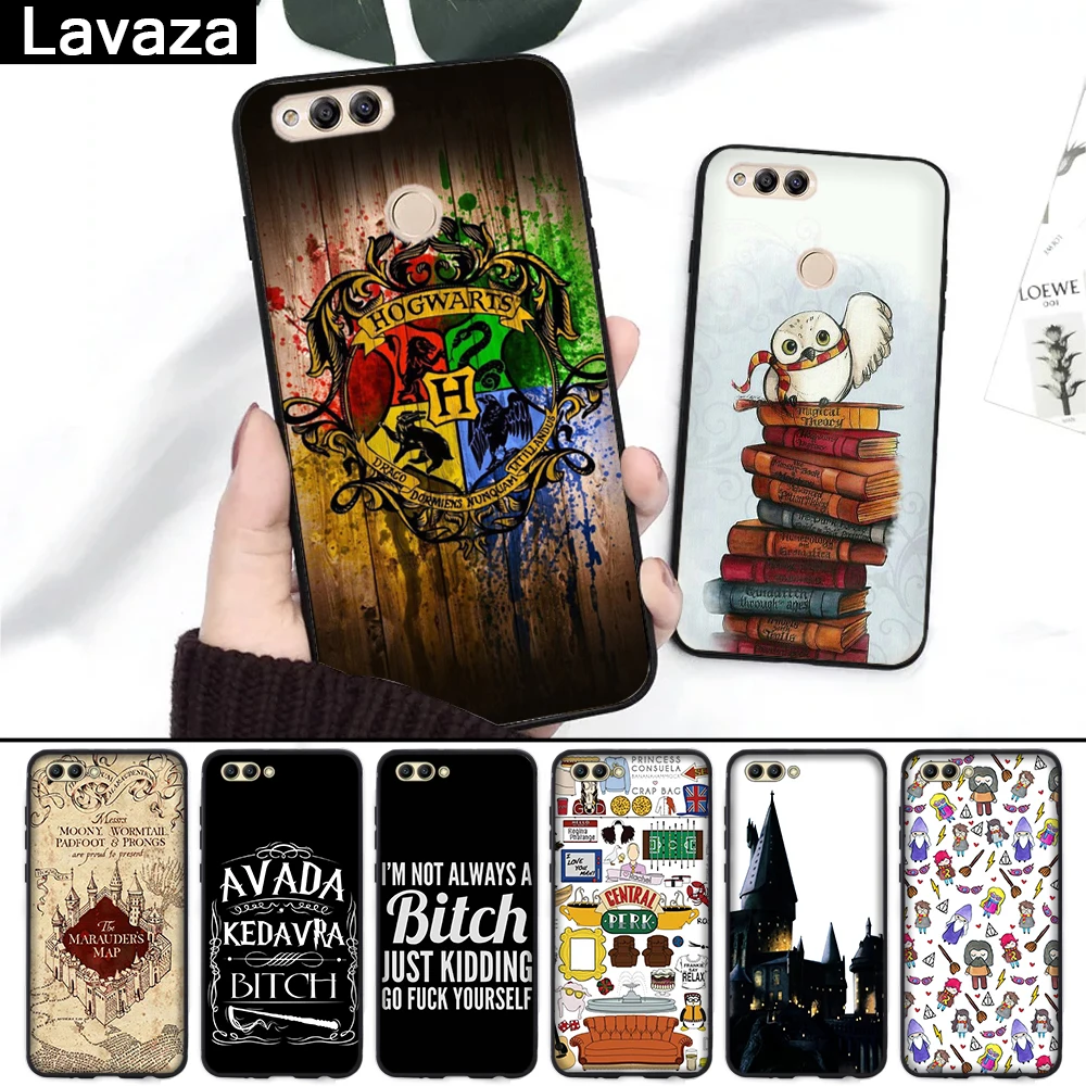 

Lavaza 4FF Avada Kedavra Harry Potter Bitch Silicone Case for Huawei Honor 6A 7A 3GB Pro 7X 8 Lite 8X 8C 9 Note 10
