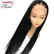 Elva Hair 180 Density 360 Lace Frontal Wigs Pre Plucked With Baby Hair 10 22 Natural