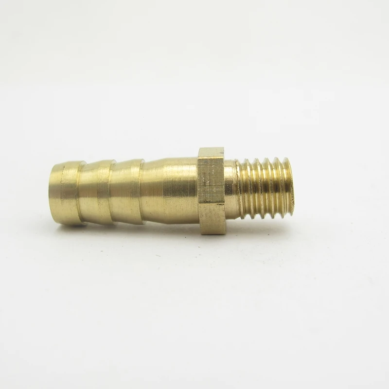 8mm Hose Barb x M8*1.25mm Male Metric Thread Brass Barbed Pipe Fitting Coupler Connector Adapter For Fuel Gas Water pipe fitting,hose pipe fitting
