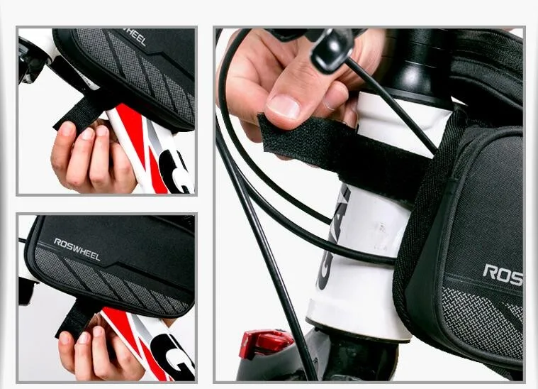 ROSWHEEL велосипедный мешок Велосипедный Чехол для Телефона Водонепроницаемый Открытый Чехол спортивные сумки размер L Аксессуары