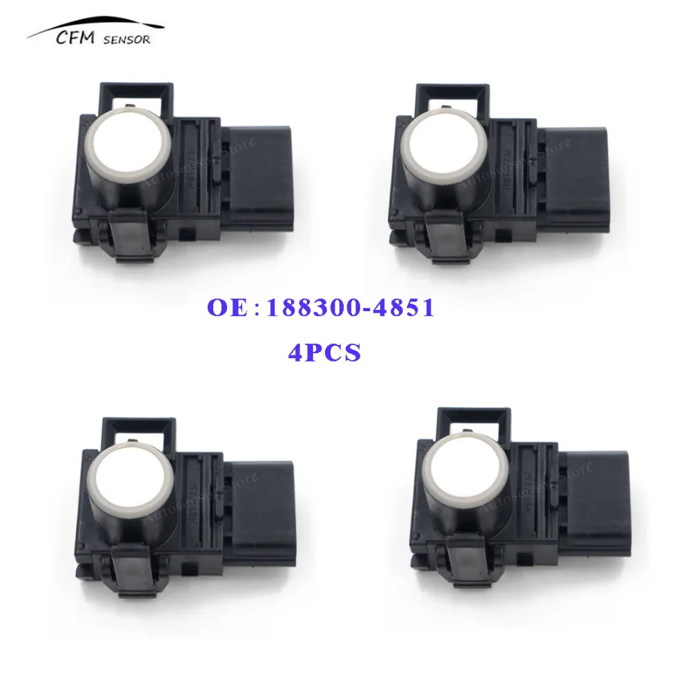 4pcs 188300 4851 PDC Parking Sensor Reverse Assist Fit Toyotain