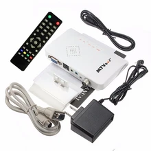 Mayitr VGA Line TV Boxes LCD External PC TV BOX Digital Program Receiver Tuner HDTV HD 1080P+Speaker