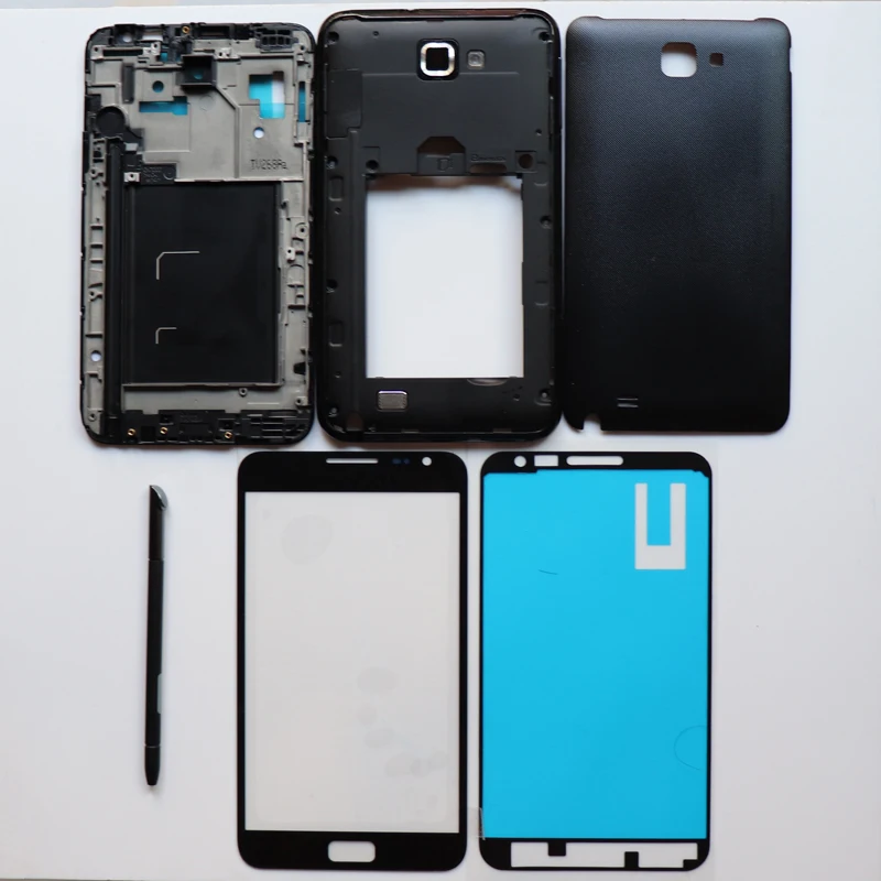 Для samsung galaxy N7000 I9220 note 1 корпус полностью наружное стекло + передняя рамка средняя