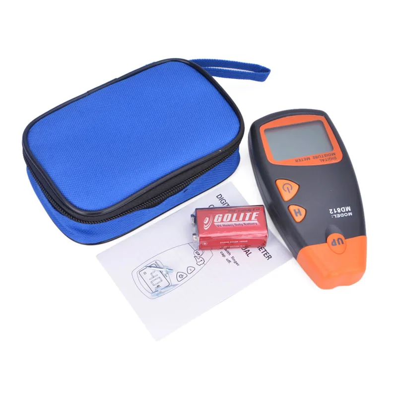 

MD812 Digital Wood Moisture Meter LCD 2-pin Humidity Tester Timber Damp Detector