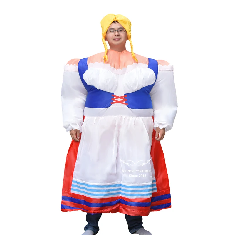 Inflatable Germany Lady costume  (4)