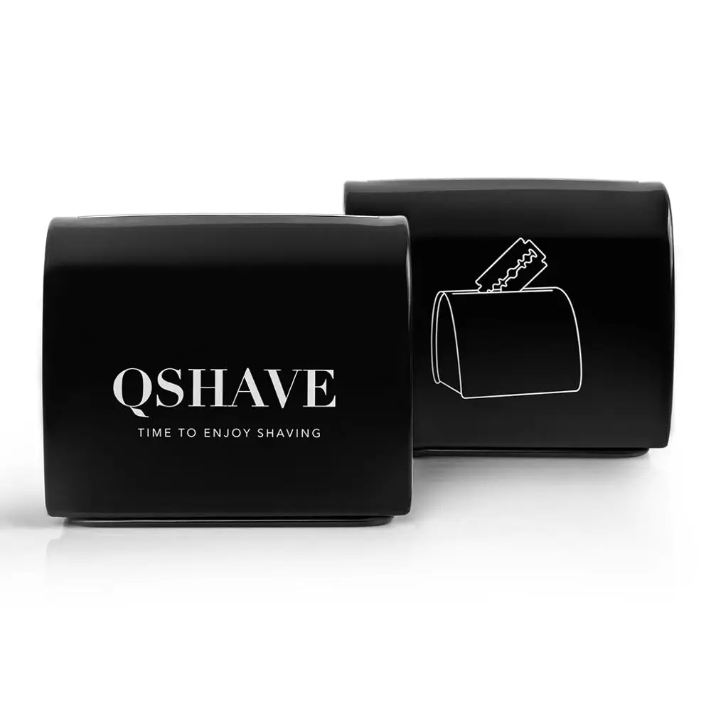 QSHAVE чехол для удаления лезвий безопасный банк для хранения Б/у Безопасные лезвия бритвы для домашнего пользования безопасный предохранитель