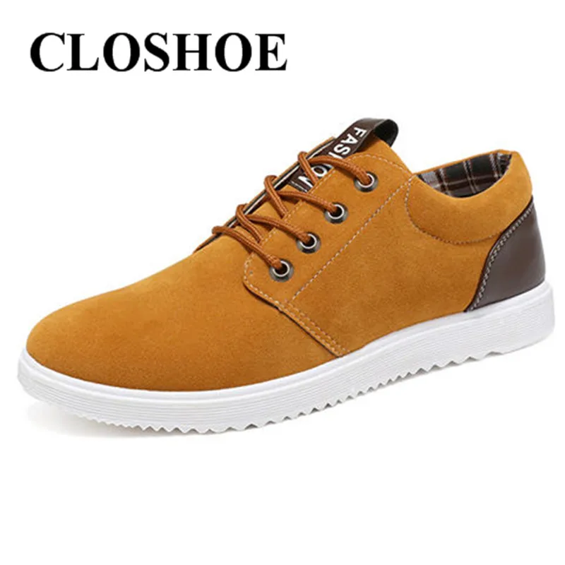 

CLOSHOE Spring and Autumn New Style Leisure Fashion Trend Lace-up Non-slip Men's Shoes