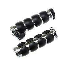 Черный Мотоцикл с ЧПУ рукоятки Грипсы универсальные для " 25 мм Руль Ручки Мотоцикл грязи велосипеды уличные велосипеды