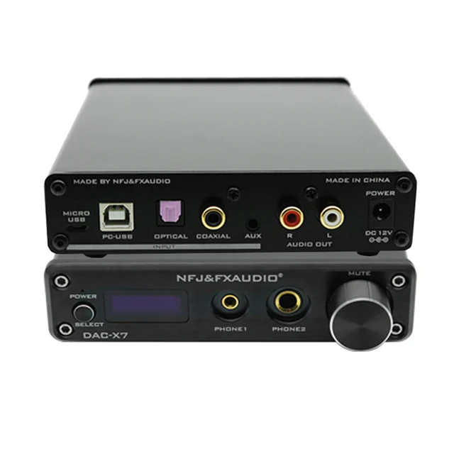 FX Audio DAC X7 XMOS AK4490EQ USB DAC Decoder HiFi Audio Headphone
