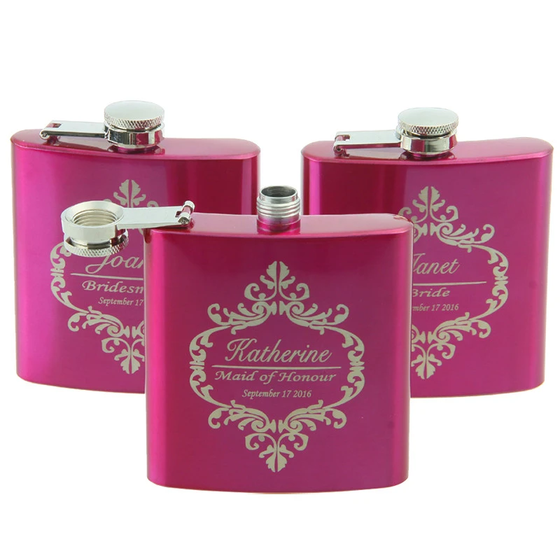 bride hip flask