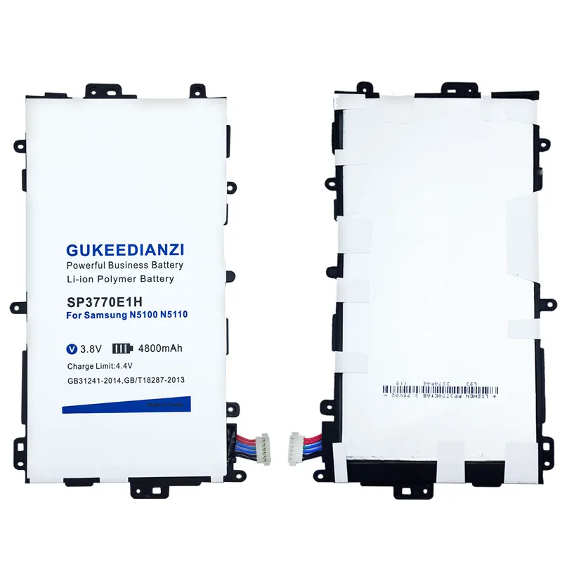 Литий ионный полимерный аккумулятор GUKEEDIANZI 4800 мАч SP3770E1H для Samsung Galaxy Note 8 0 GT N5100 N5110