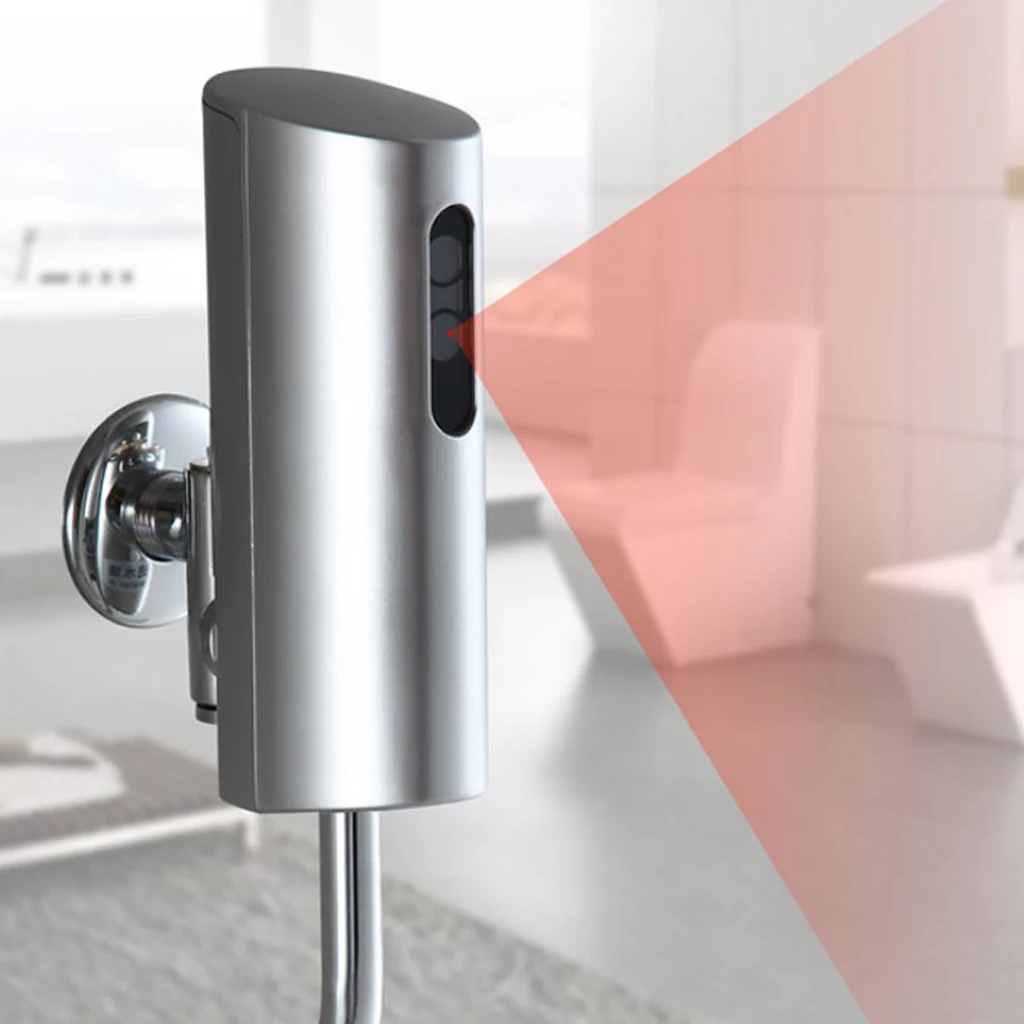 

Surface Mounted Automatic Infrared Urinal Flush Valve Touchless Toilet Flusher for Automatically Flushing