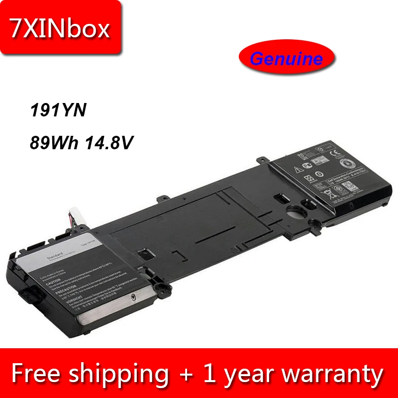 

7XINbox 89Wh 14.8V Genuine 191YN 2F3W1 Laptop Battery For Dell Alienware 15 R1 17 R3 ALW15ED-1718 ALW15ED-2718 ALW15ED-1828