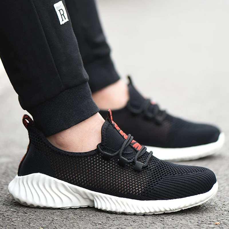 

Men Work Safety Shoes Outdoor Steel Toe Shoes Military Combat Ankle Boot Indestructible Work Shoes Men Sneakers Work Safety Boot