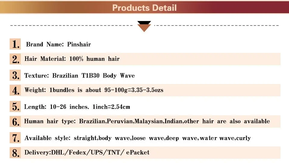 Pinshair Pre-Colored Ombre Brazilian Human Hair Body Wave 3 Bundles With Closure 1B 30 Hair Weave Bundles With Closure Non Remy1 (5)