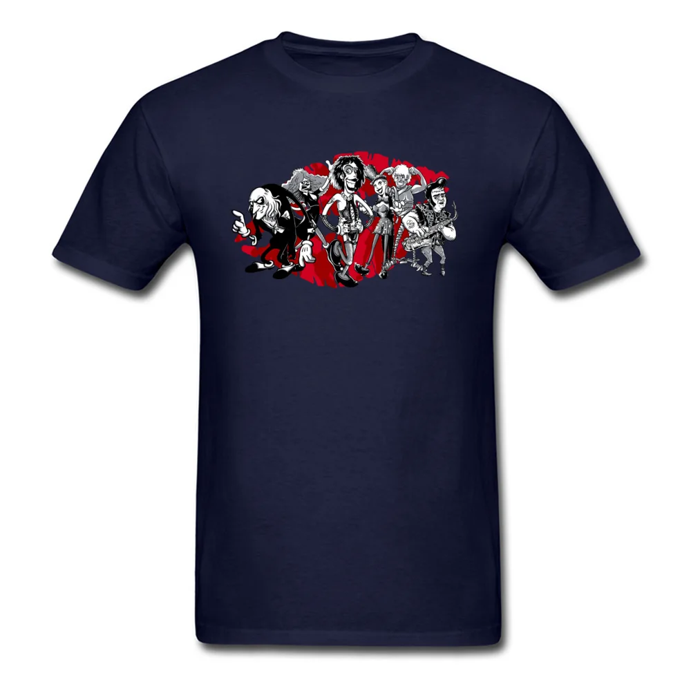 Rocky Horror Toons T-shirts Short Sleeve Custom 2018 Fashion Men Summer Autumn Tees Custom Tee-Shirt Round Collar Cotton Rocky Horror Toons navy