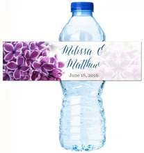 48x Personalized Water Bottle Labels Wedding Decorations Favors Gifts Tags Personalised Candy Stickers Customized Family Name