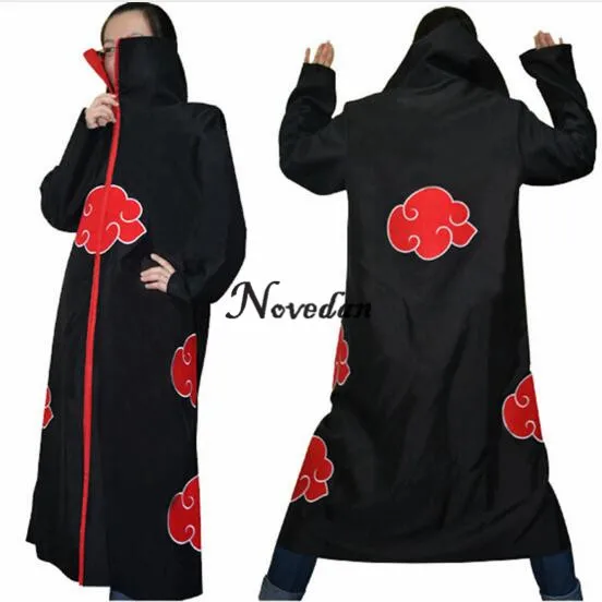 Best Price Naruto Cosplay Costume Akatsuki Cloak Hoodie Naruto Uchiha Itachi Anime Cosplay Costume 30 Special Use Toys Signs 97