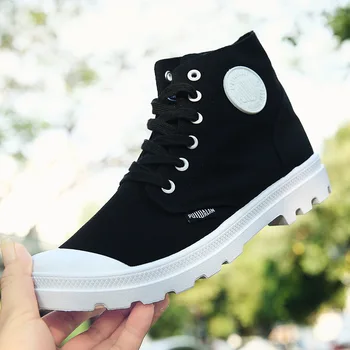 

Men Snow Boots 2019 Fashion Microfiber Canvas Cotton Ankle Boots Autumn Winter Boots Men Shoes