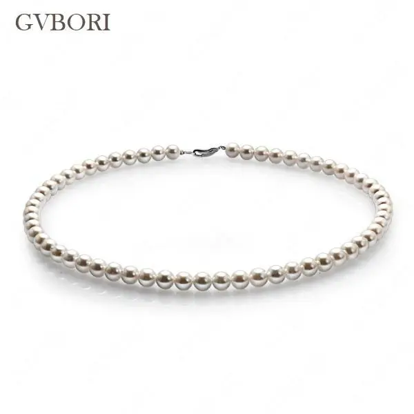 Новинка, жемчужное ожерелье GVBORI с жемчугом Akoya, 14 K, Золотое Жемчужное Ожерелье akoya, изысканные ювелирные украшения для свадьбы, Валентина