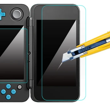 

1 set Tempered Glass LCD Screen Protector for Nintendo New 2DS XL/LL 2DSXL/2DSLL