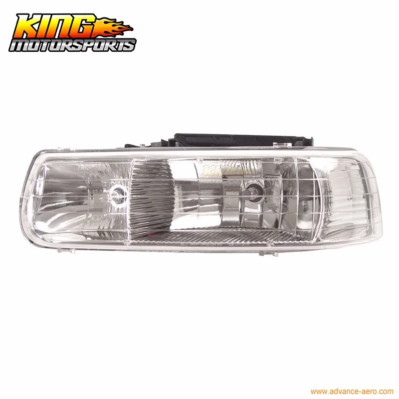 Для ксенона HID 8000K 1999-2002 Chevy Silverado Хрустальная фара LH RH US Внутренняя