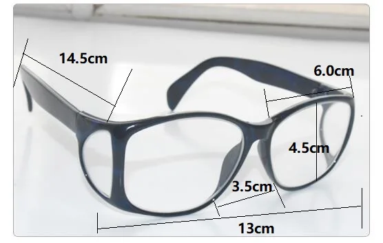 Genuine X-ray protective lead spectacles,0.5mmpb Lead equivalent,front and side protection for workplace,clinic, hospitals