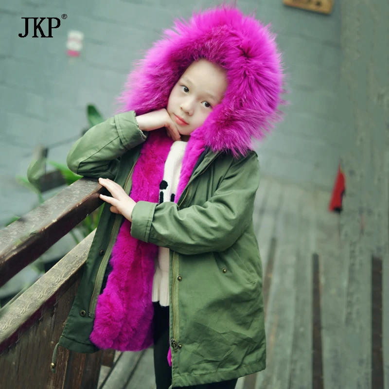 g e Hiver Manteau Rex Doublure Détachable b c En De f Capuchon A d Col Veste Outwear Femme Fourrure Raton 2017 Laveur Grand Armée Parkas À Lapin Vert wZpz4H