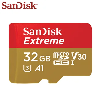 

100% Original SanDisk Extreme Micro SD Card SDHC TF Card C10 A1 V30 Memory Card High Speed 100MB/S Flash Card For Mobile Phone