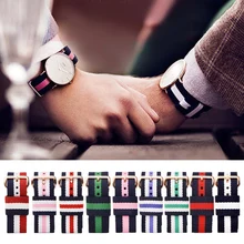 HOKE Nato нейлоновый ремешок для часов, Ремешки для наручных часов, ремень с металлической пряжкой, ремешок для часов для женщин и мужчин, cinta 13 14 17 18 19 20 мм, Relojes Hombre