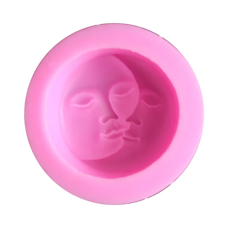 

Kissing clay, sugar and face kiss mold face mold L032