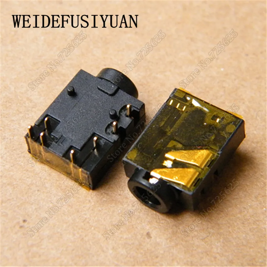 10pcs lot Audio Jack Female Socket Connector Replace for Asus A56C R505C S550C S56C V550C Headphone Port 7 pin