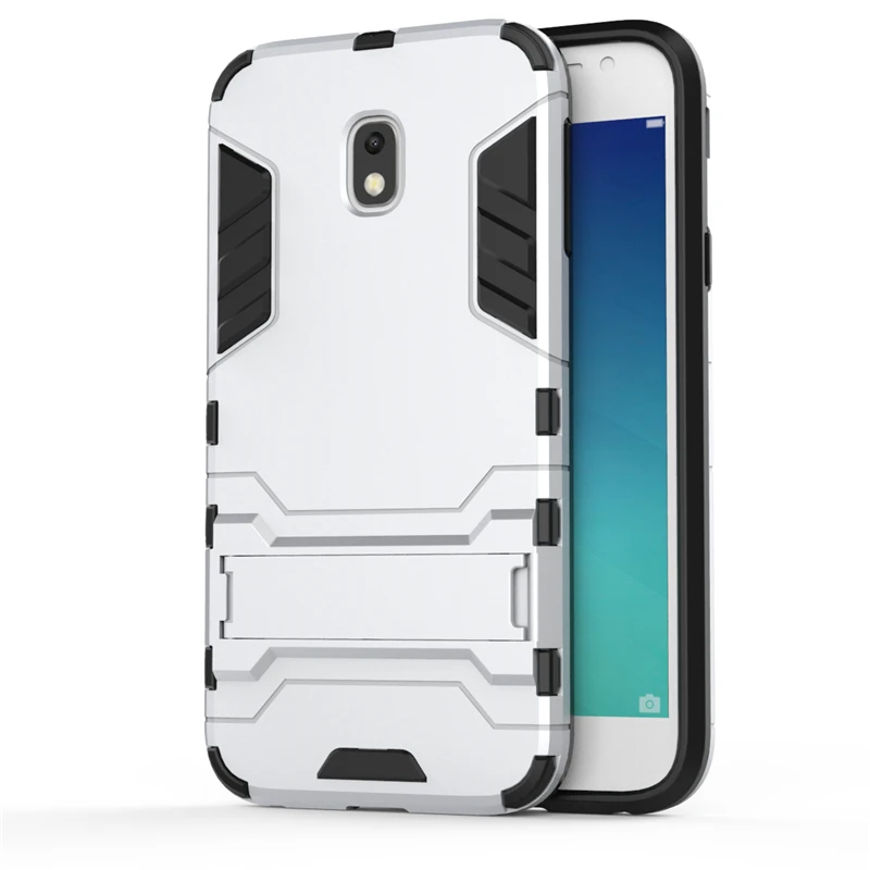 2 in 1 Hard PC+Soft Silicone TPU Rugged Rubber Kickstand Case For SAMSUNG Galaxy J3 2017 J330F Armor Shockproof Phone Cover Capa (17)