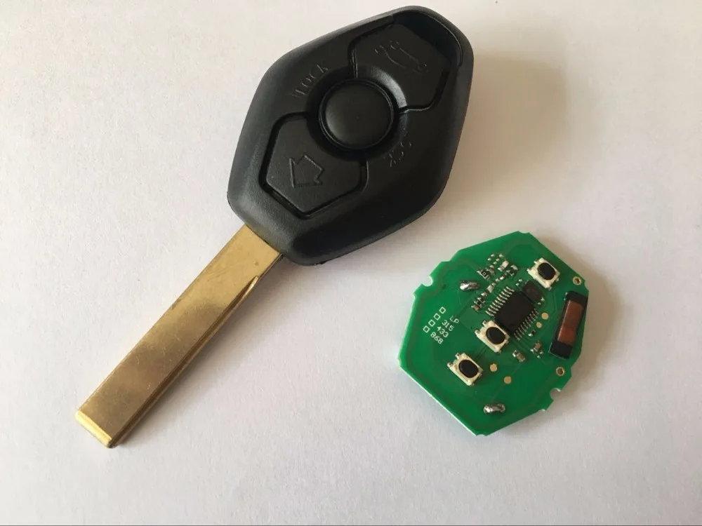 QCONTROL автомобиль дистанционного ключа DIY для BMW CAS X3 X5 Z3 Z4 Z8 3/5/6/7 серии передатчик