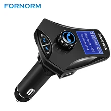 FORNORM поворот Bluetooth музыкальный плейер в машине с Двойной Автомобильная usb-зарядка поддержка USB флэш-накопитель с AUX вход/выходной диск/TF карта
