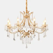 Modern Crystal Living Room Bedroom Pendant lamp Restaurant Light Creative Iron Candle Pendant Lights fixture multicolor modern creative concise iron pendant light cafe ber bedroom restaurant livingroom decoration lamp free shipping
