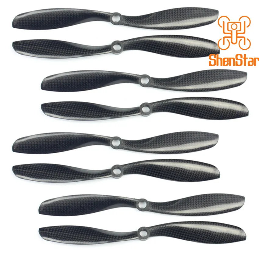 4 Pairs 8 0x4 5 8 3K Carbon Fiber Propeller CW CCW 8045 CF Props Cons