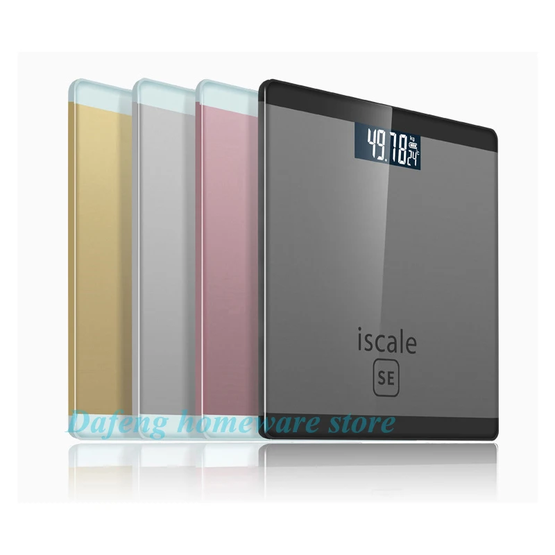 

4 Colors Weight Scale Electronic LCD Display Weights Bathroom Scale Weighing Machine Personal Body Scales 180kg Smart Balance