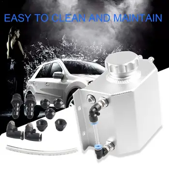 

1L Engine Oil Catch Can Breather Tank Radiator Overflow Tank Automobile
