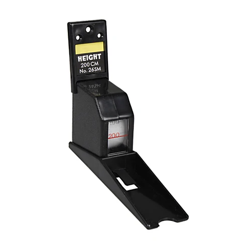 Haste de Altura Preto Wall Mounted Altura Haste Medidor Stadiômetros Crescimento Régua Novo 200cm