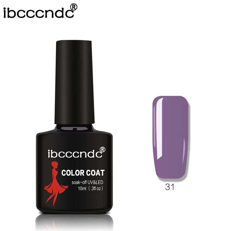 SZ00215-31 IBCCCNDC верхний слой и Базовое покрытие УФ-светодиодный не Очищаемый долговечный Гель-лак для ногтей Гель-лак 10 мл - Цвет: SZ00215-31
