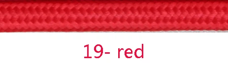 2 м 3 м 5 м 10 м 2 ядра 0,75 мм2 винтажный ТЕКСТИЛЬНЫЙ ШНУР Электрический провод плетеный кабель - Цвет: 19 red