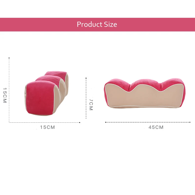 L080-Knee Leg Pillow Travel Pillow Wave Memory Foam Pregnancy   Pillow Wedge Leg Cushion Sciatic Nerve Pain Relief Body Sleeping Pillow (7)
