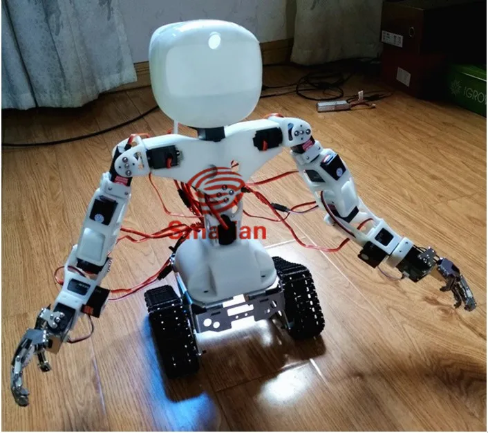 Металлический робот smarian с пятью пальцами для роботизированного манипулятора мини-бионическая рука гуманоида с сервоприводом Diy RC игрушка diy робот комплект
