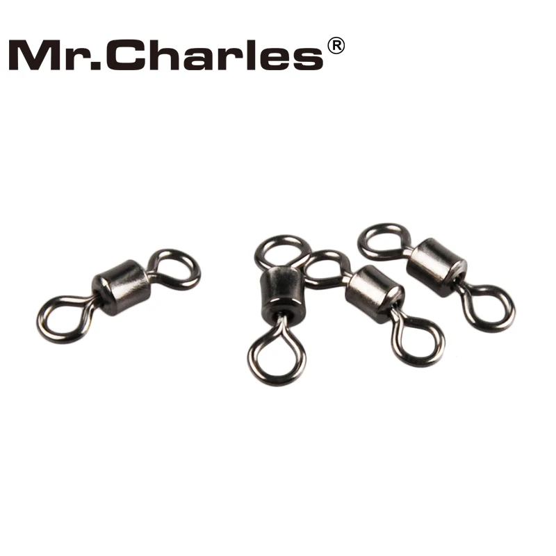 

Mr.charles lure connector 1# 2# 4# 6# 8# 10# 12# 50PCS/lot Rollwirbel copper ring