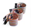 40pcs 20cm 2.54mm 1p-1p Pin Female to Female Male to Female Male to  Male Color Breadboard Cable Jump Wire Jumper ► Photo 1/3